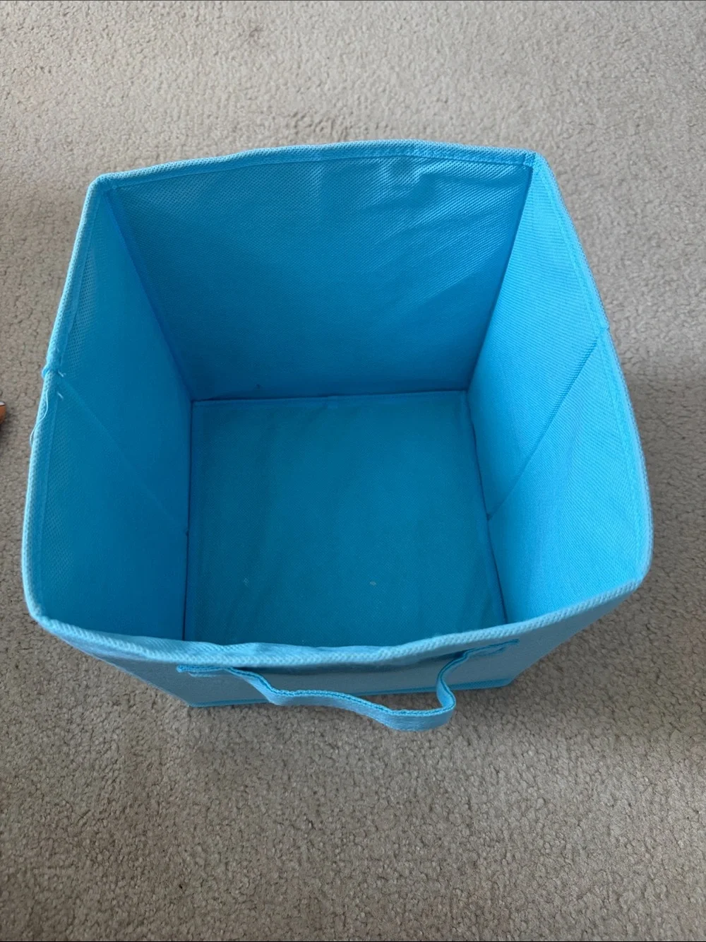 Blue Cloth Storage Cube
